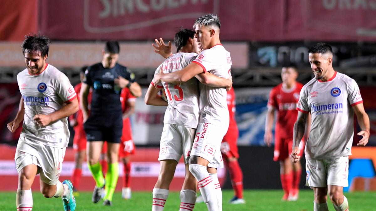 Argentinos dio vuelta el resultado sobre el final del partido Foto Julin lvarez