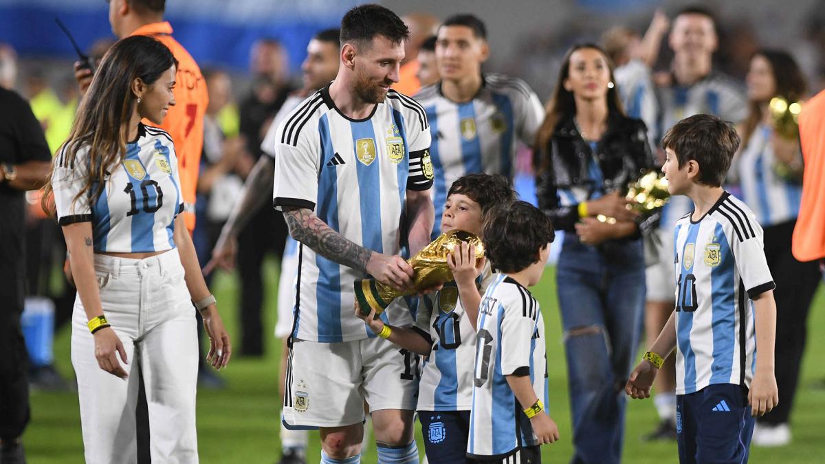 Messi eligi con su familia como parte de la decisin para jugar en la MLS Foto Alfredo Luna