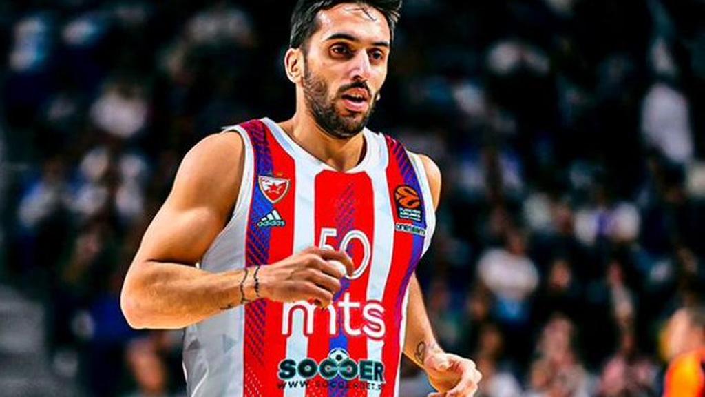 Campazzo se despidi del Estrella Roja Foto Twitter