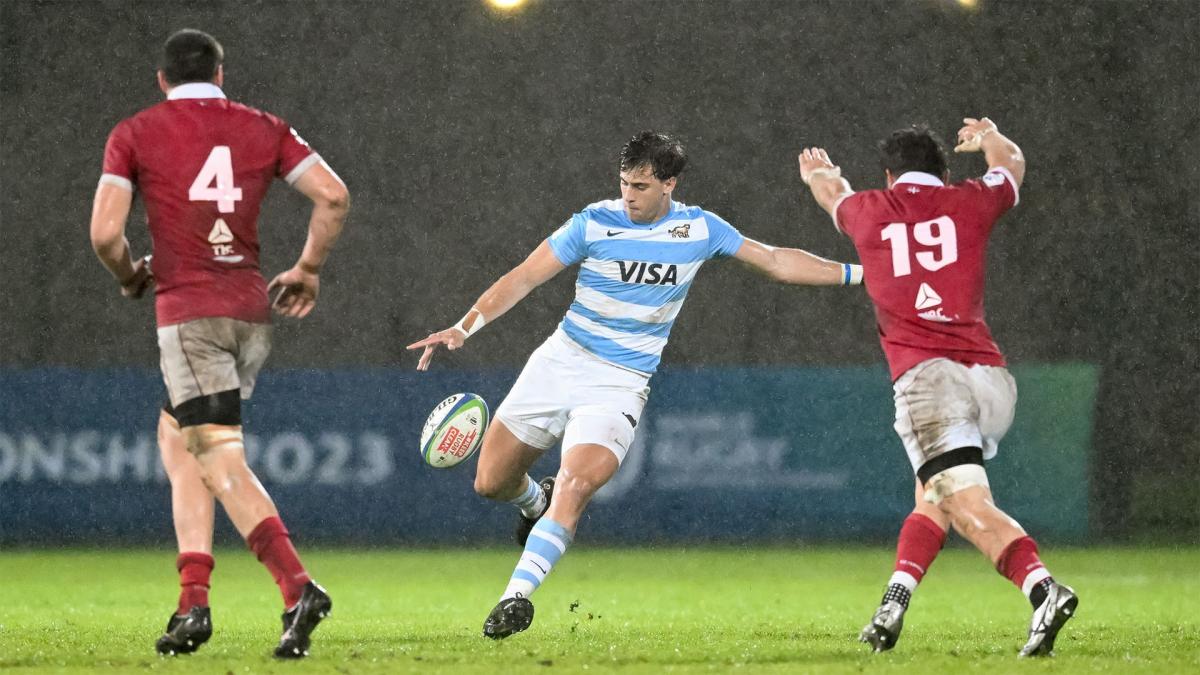 El Sub20 argentino de rugby buscar un triunfo ante Sudfrica para meterse entre los mejores cuatro del certamen Foto TW unionargentina