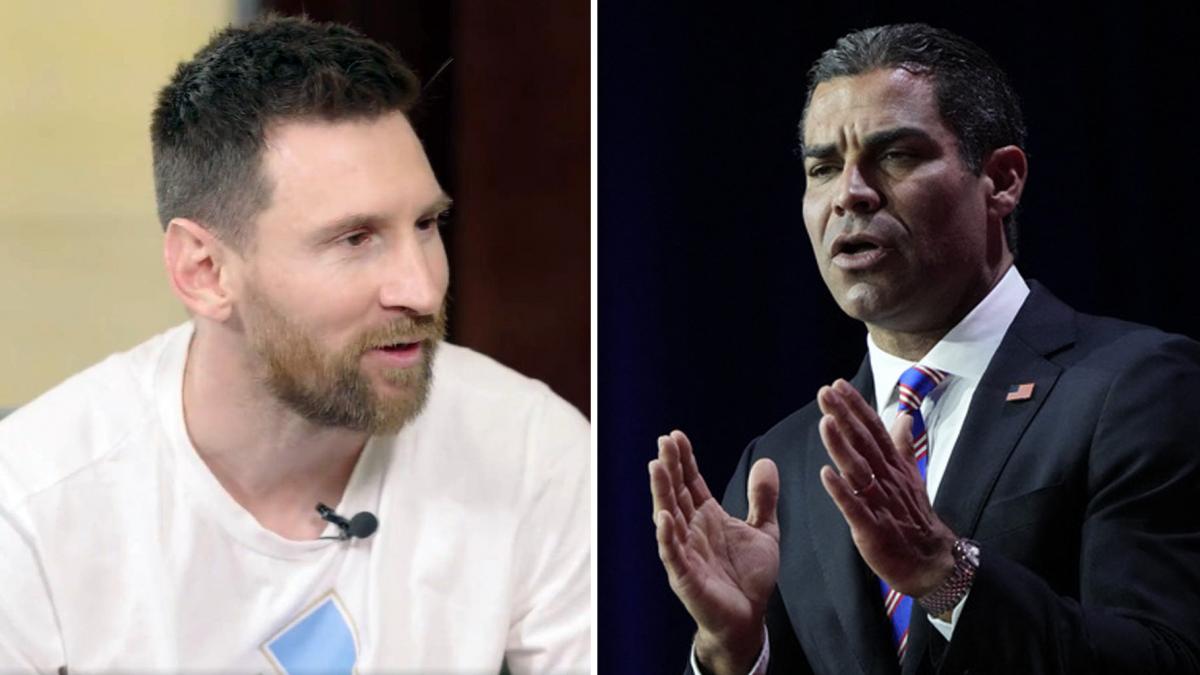 Messi a la espera de su debut y el alcalde de Miami Foto Archivo