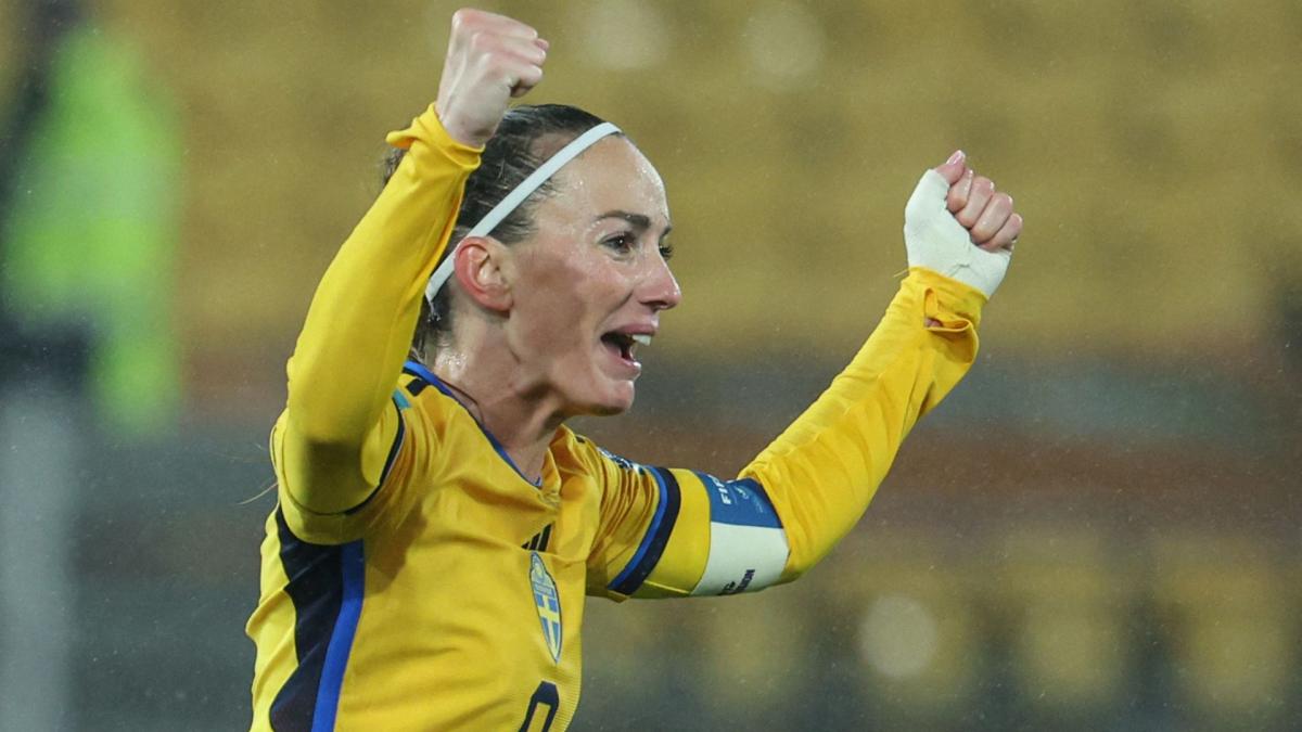 Fridolina Rolf la carta de gol de Suecia Foto AFP