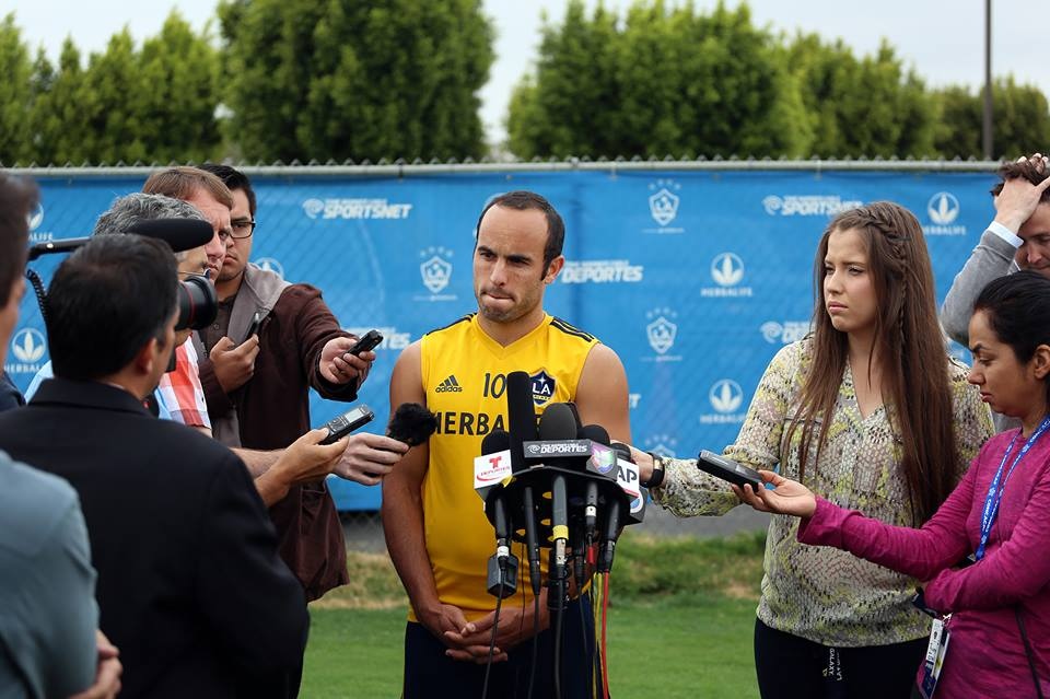 Landon Donovan en su poca de jugador de ftbol 