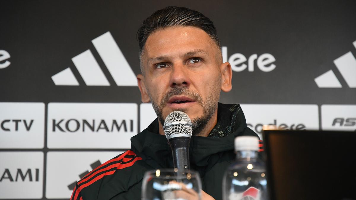 Demichelis en conferencia de prensa Foto Nacho Snchez 