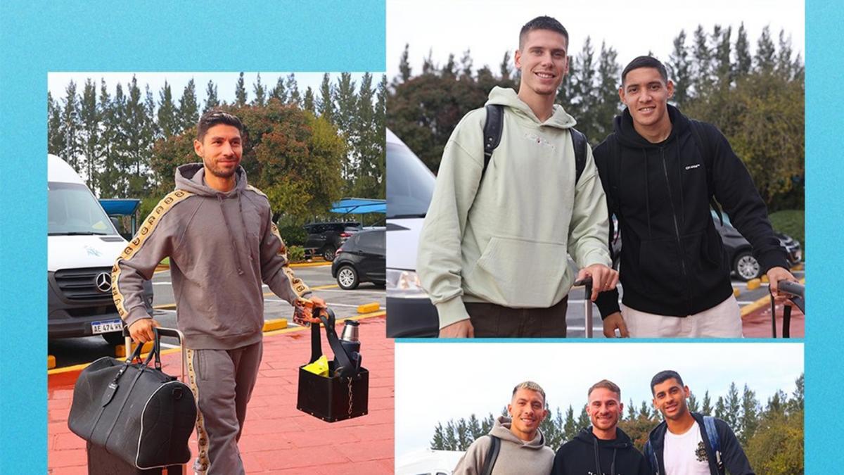Llegaron los jugadores argentinos Foto TWArgentina