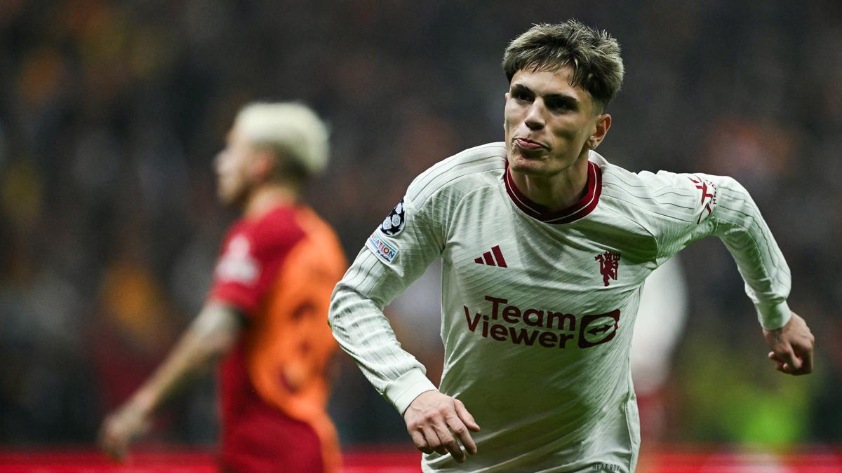 Garnacho sigue de racha con el Manchester United Foto AFP