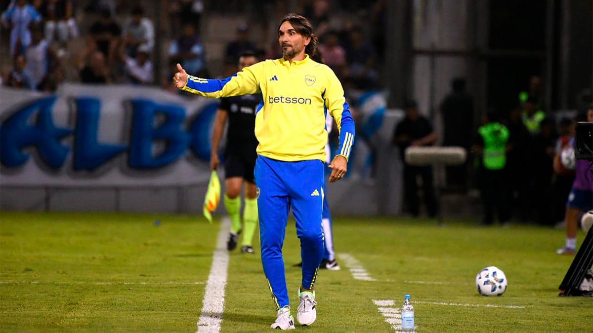 Diego Martnez debuta en el banco de Boca Foto Prensa