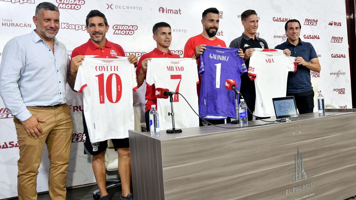 Tambin se present a Milano como DT de Reseva a Galndez como arquero y a Coyette como coordinador de Inferiores Foto Osvaldo Fanton